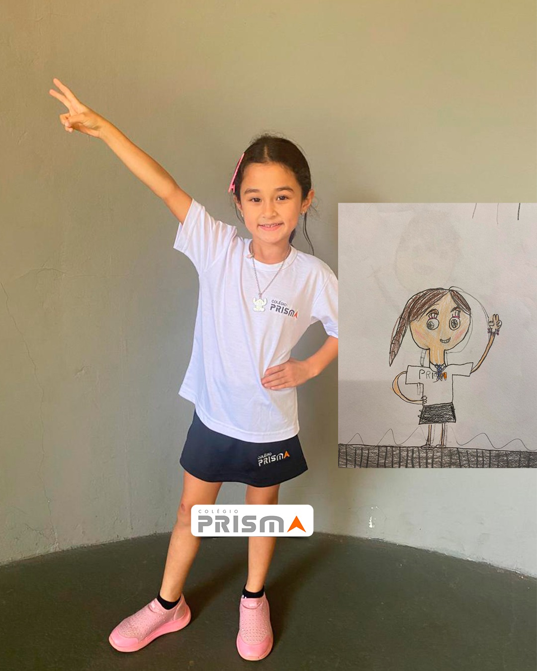 Auto retrato com a turma do 1º ano!